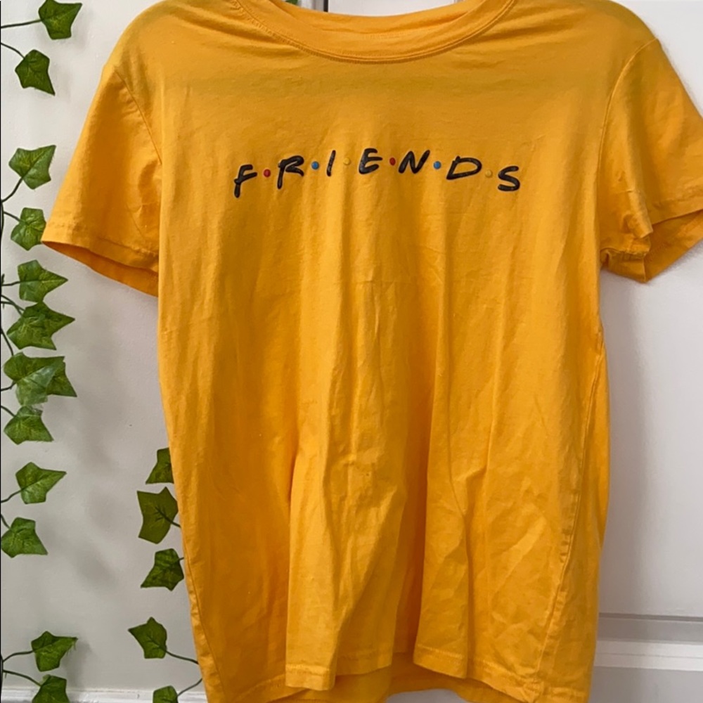 friends yellow t shirt